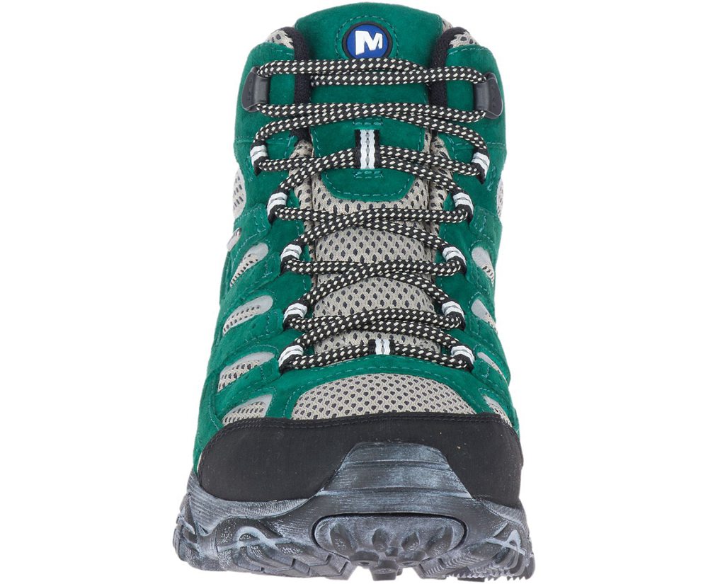 Merrell Hiking Boots Green - Moab 2 Mid Waterproof X Outdoor Voices - Mens 68MCASFEX